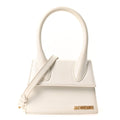 Smooth Calfskin Le Chiquito Moyen White