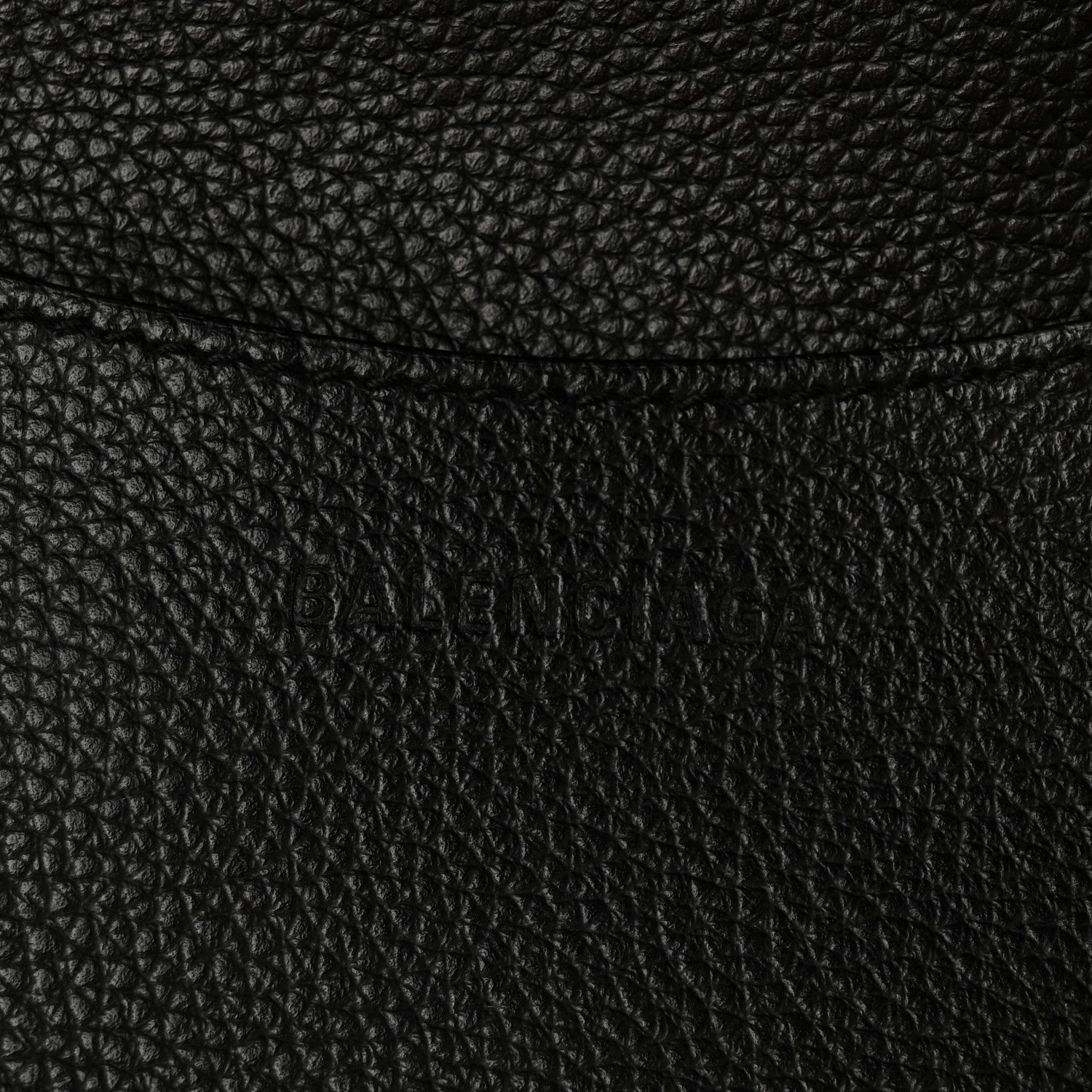 Grained Calfskin Neo Classic Black Hardware Large Top Handle Bag Black