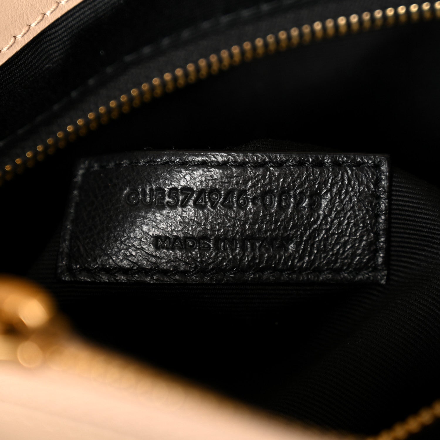 Calfskin Y Quilted Monogram Medium Loulou Chain Satchel Dark Beige