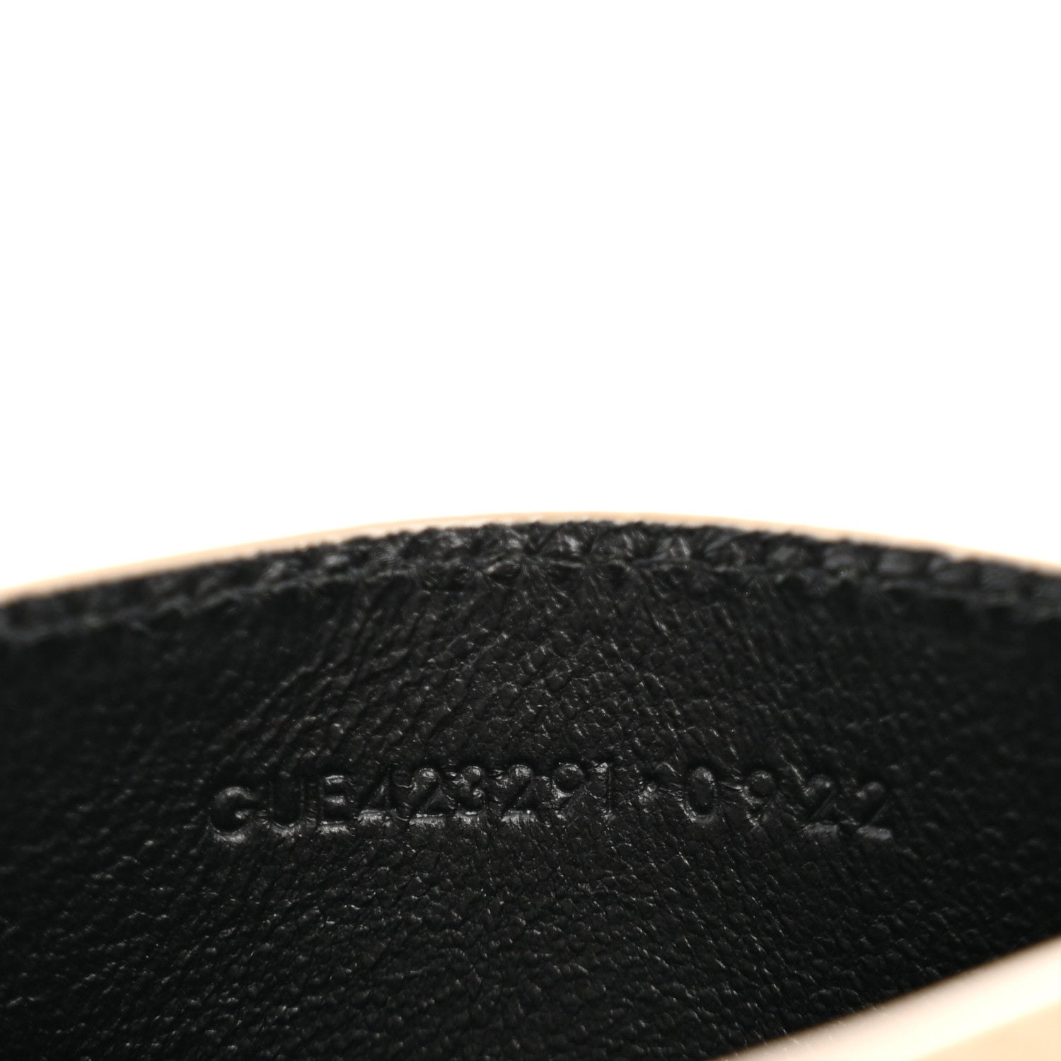 Grain De Poudre Matelasse Chevron Monogram Credit  Case Dark Beige