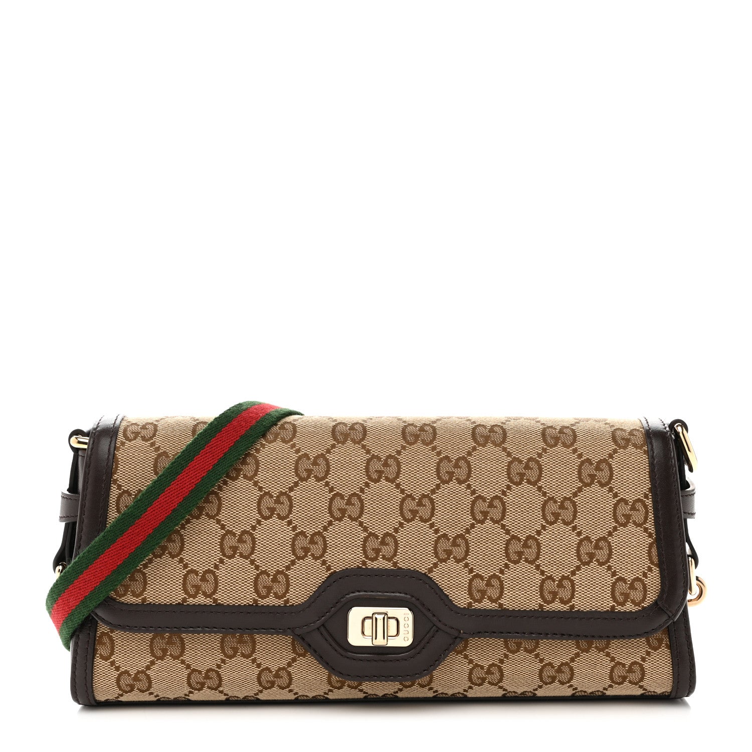GG Monogram Small Luce Shoulder Bag Beige Ebony