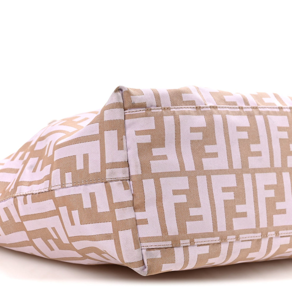 Zucca Roll Tote Beige Brown