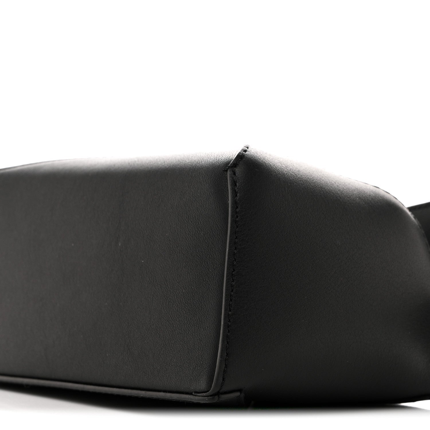 Calfskin Mini Puzzle Edge Bag Black