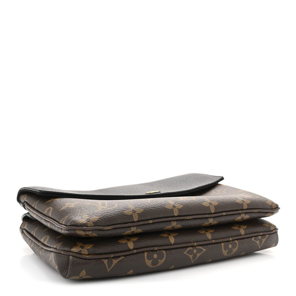 Monogram Twice Pochette Black