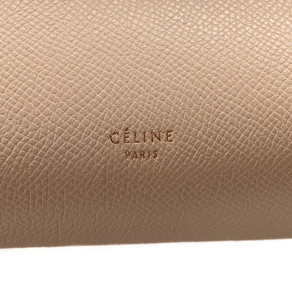 Grained Calfskin Micro Belt Bag Light Taupe