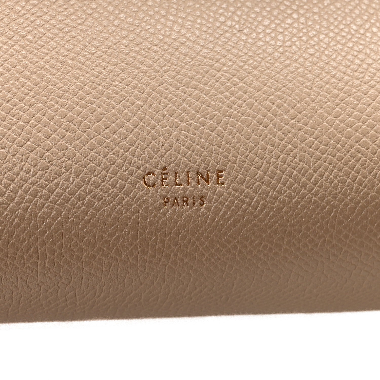 Grained Calfskin Micro Belt Bag Light Taupe