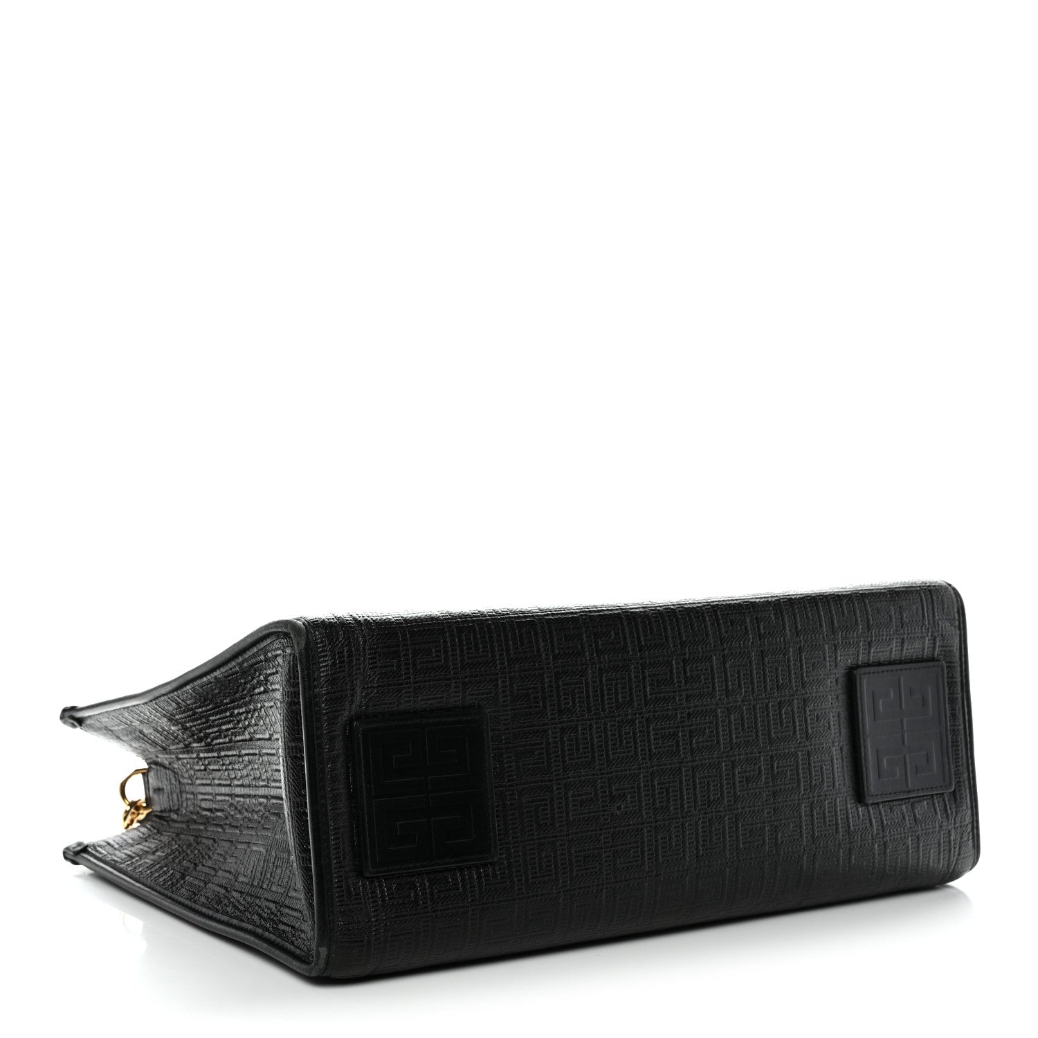 4G Coated Canvas Logo Medium G Tote Black