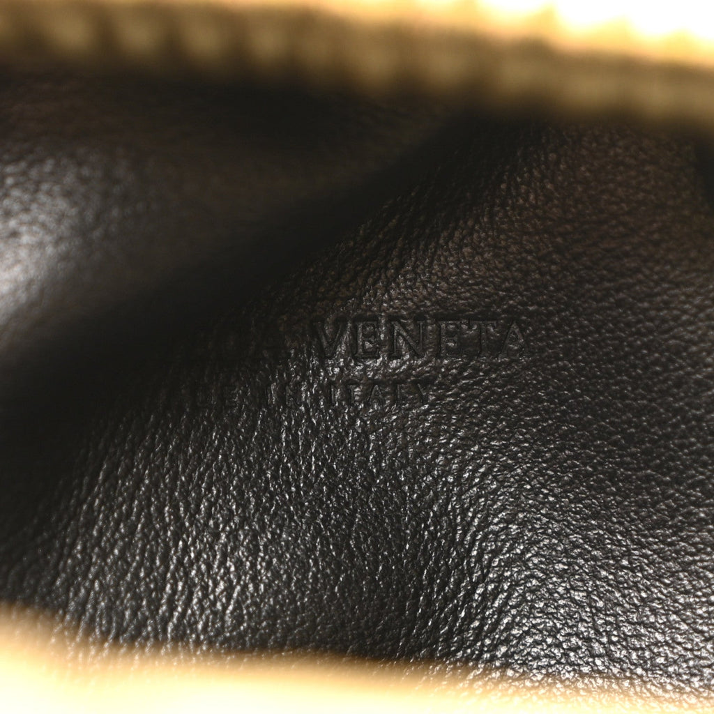 Metallic Bark Calfskin The Mini Pouch Gold