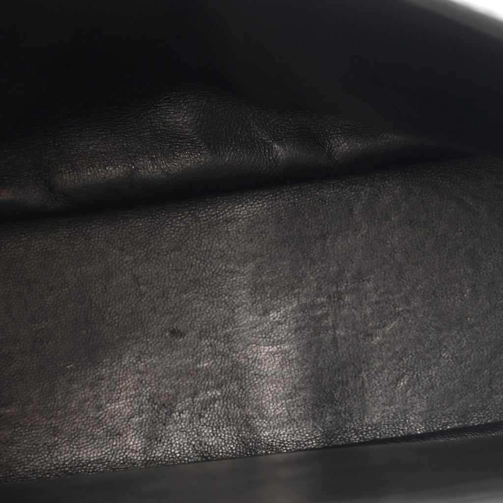 Caviar Quilted Jumbo Single Flap Black