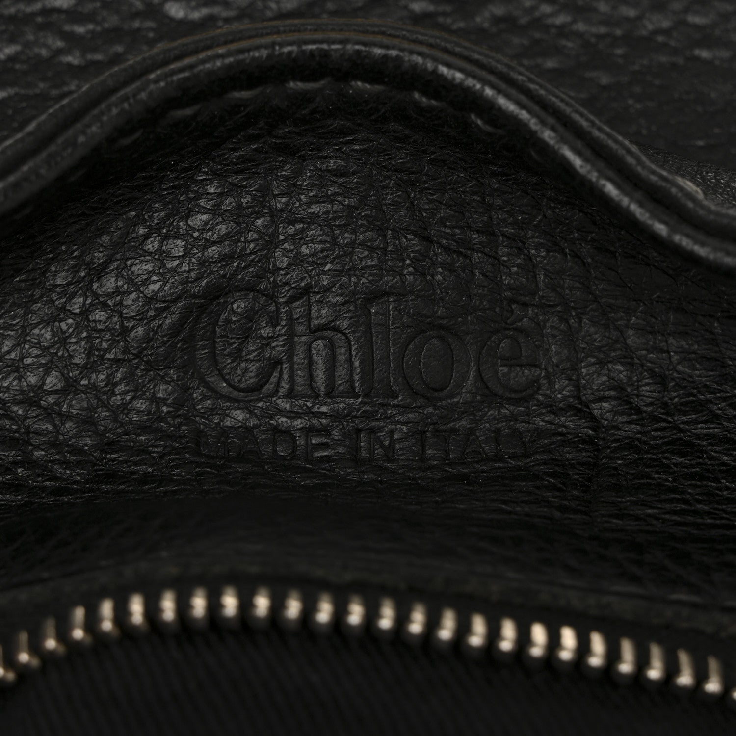 Grained Calfskin Paddington Tote Black