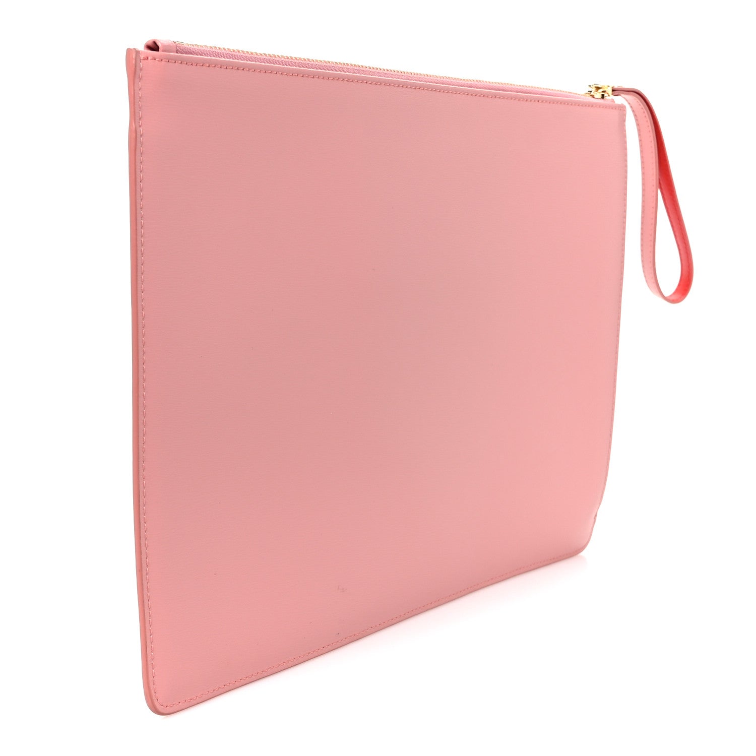 Calfskin Gancini CIty Wristlet Pink