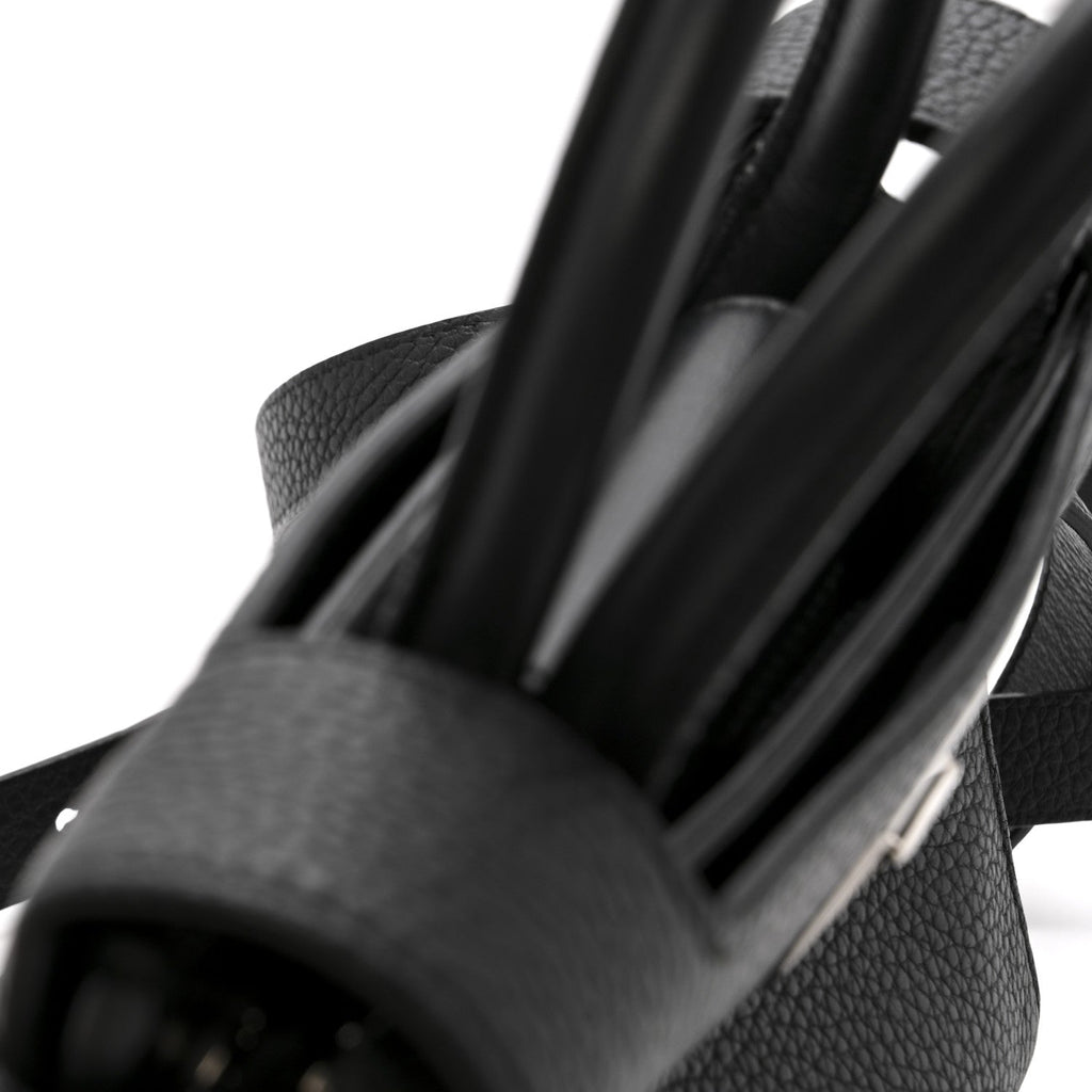 Grained Calfskin Mini Diorever Flap Black