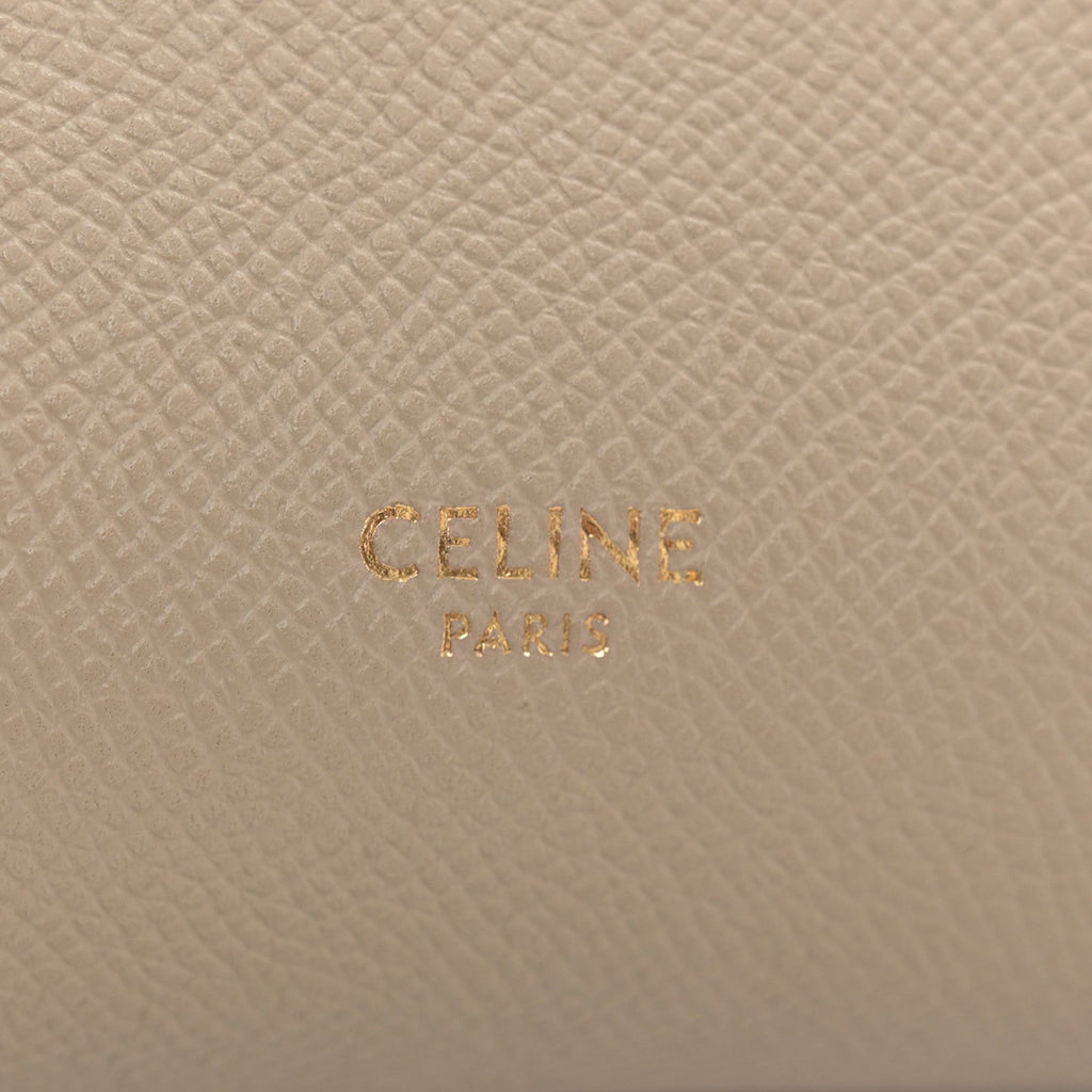 Grained Calfskin Micro Belt Bag Light Taupe
