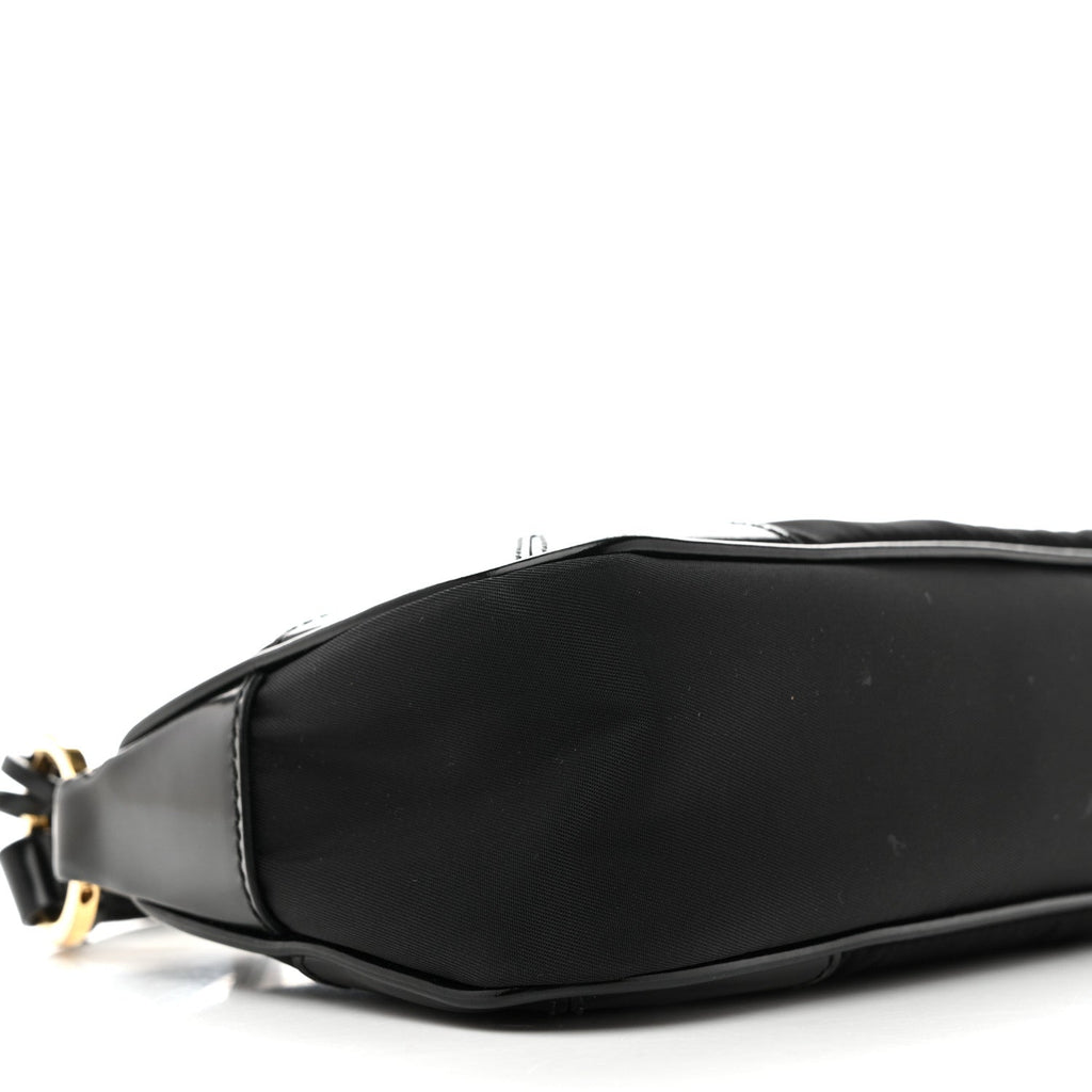 Re-Nylon Spazzolato Re-Edition 2002 Shoulder Bag Black