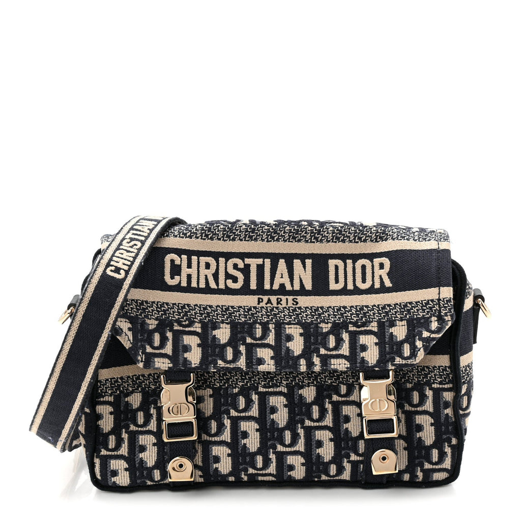 Oblique Small Diorcamp Bag Blue