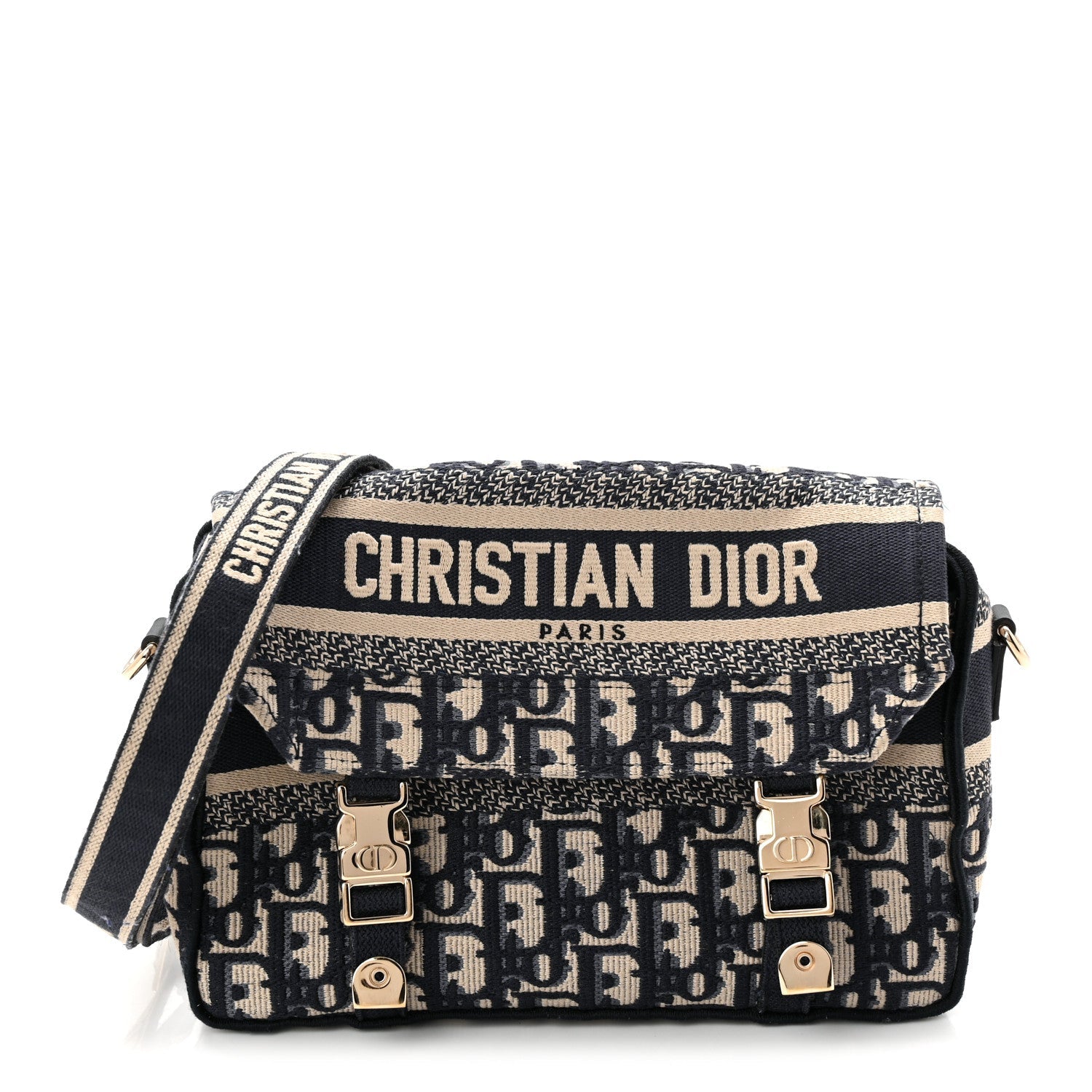 Oblique Small Diorcamp Bag Blue