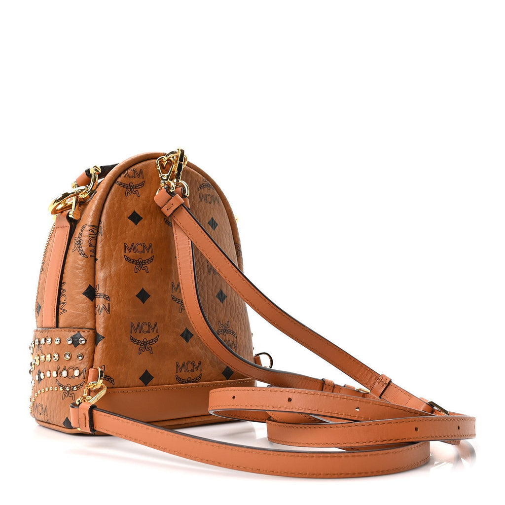 Vistetos Crystal X-Mini Patricia Backpack Cognac