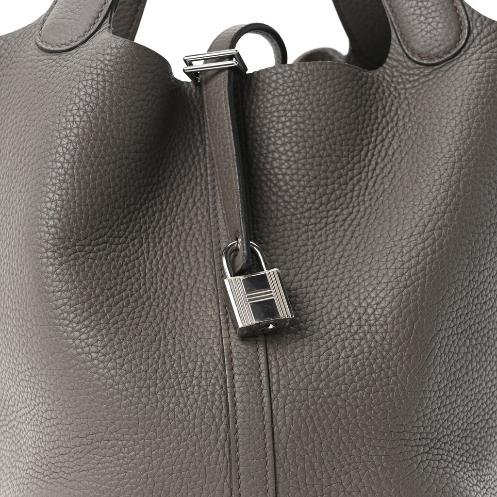 Taurillon Clemence Picotin Lock 22 MM Gris Asphalte