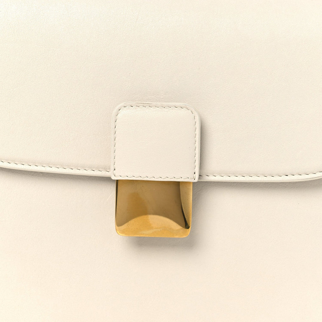 Calfskin Small Desiree Crossbody Bag Chalk