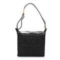 Lambskin Quilted Small Chocolate Bar Shoulder Bag Black