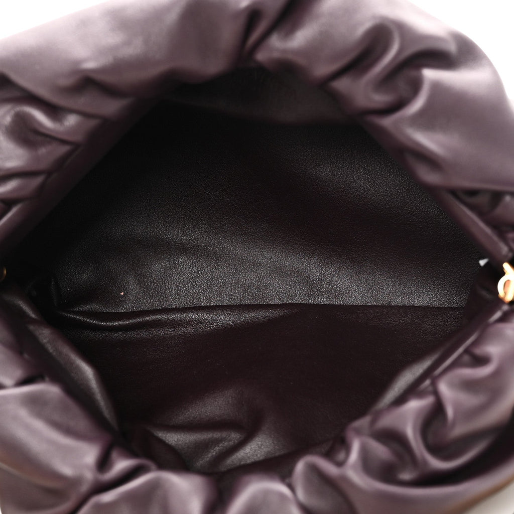 Calfskin The Pouch Chain Grape