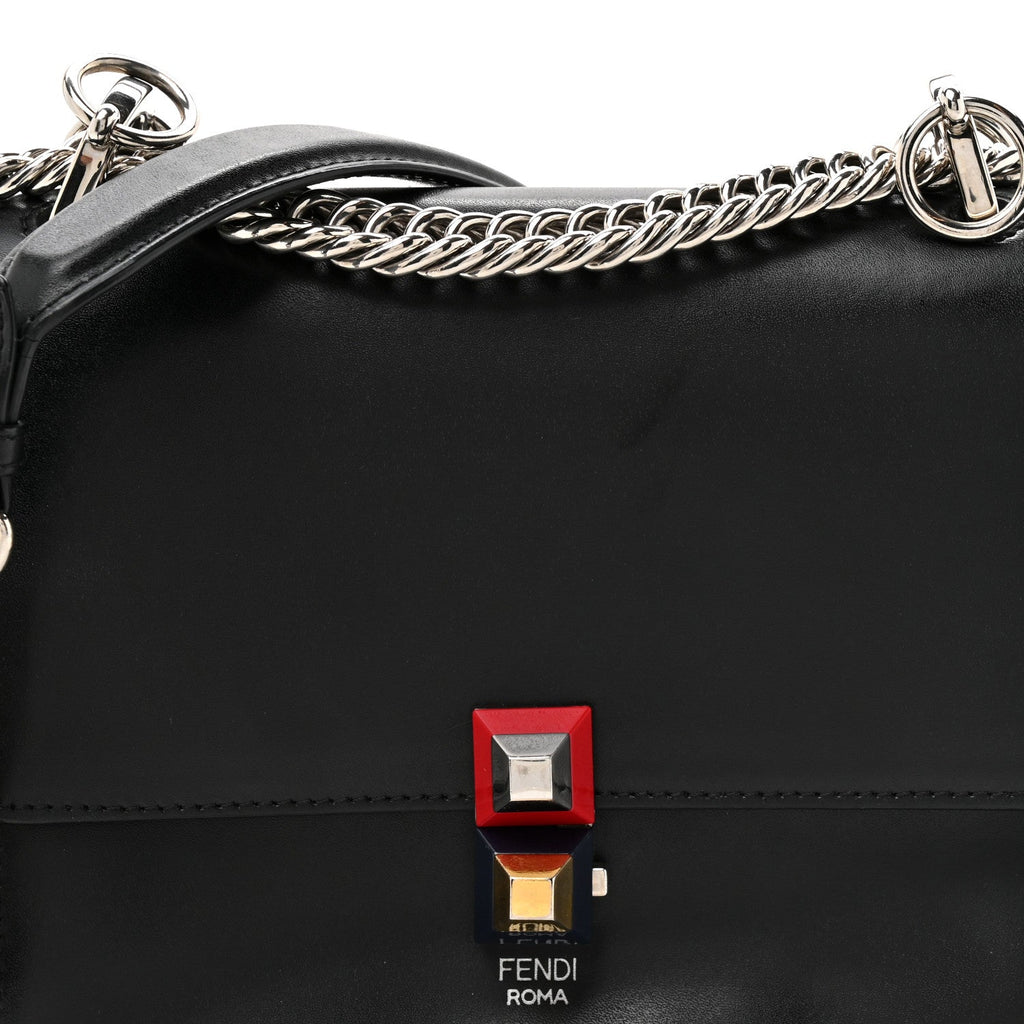 Vitello Liberty Studded Small Kan I Shoulder Bag Black Multicolor