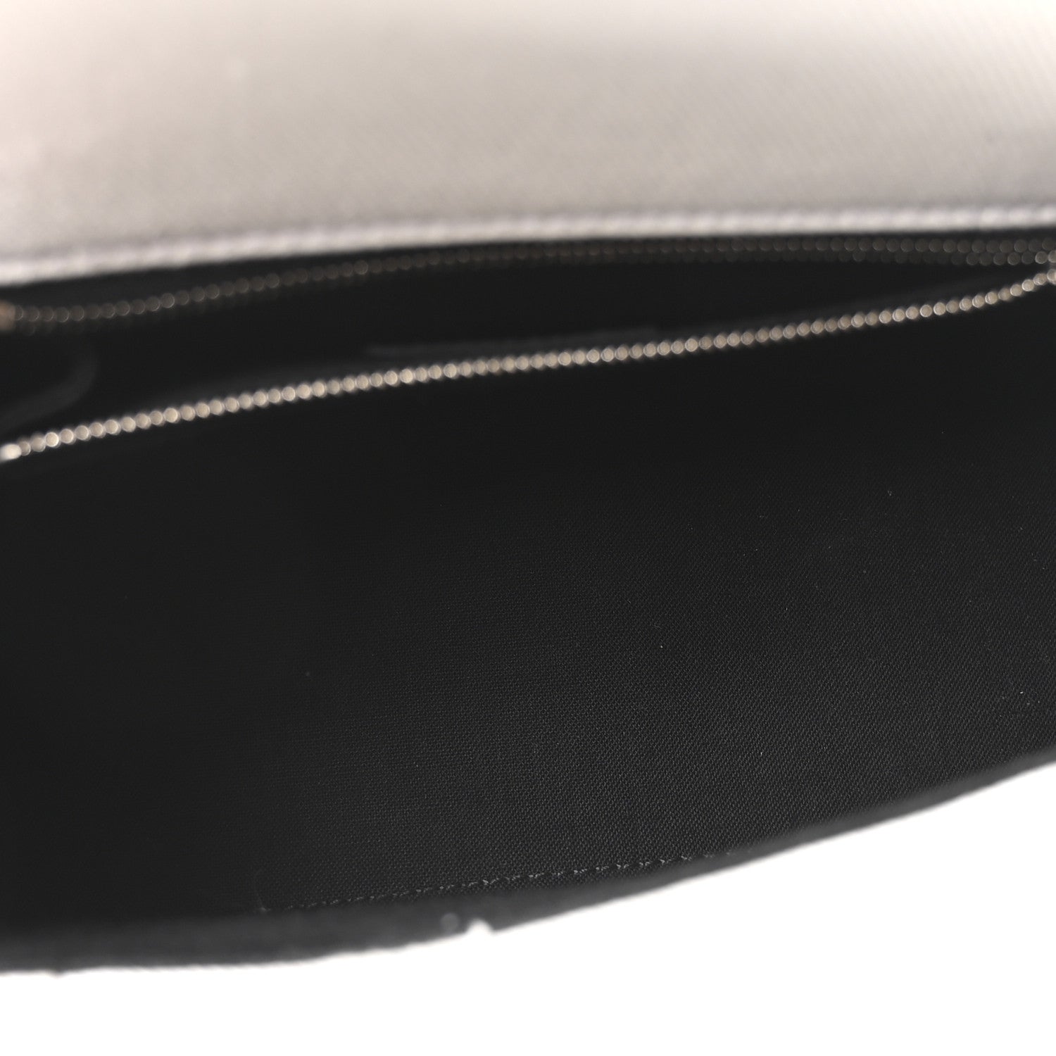 Denim Patchwork Small Hourglass Top Handle Bag Optic White