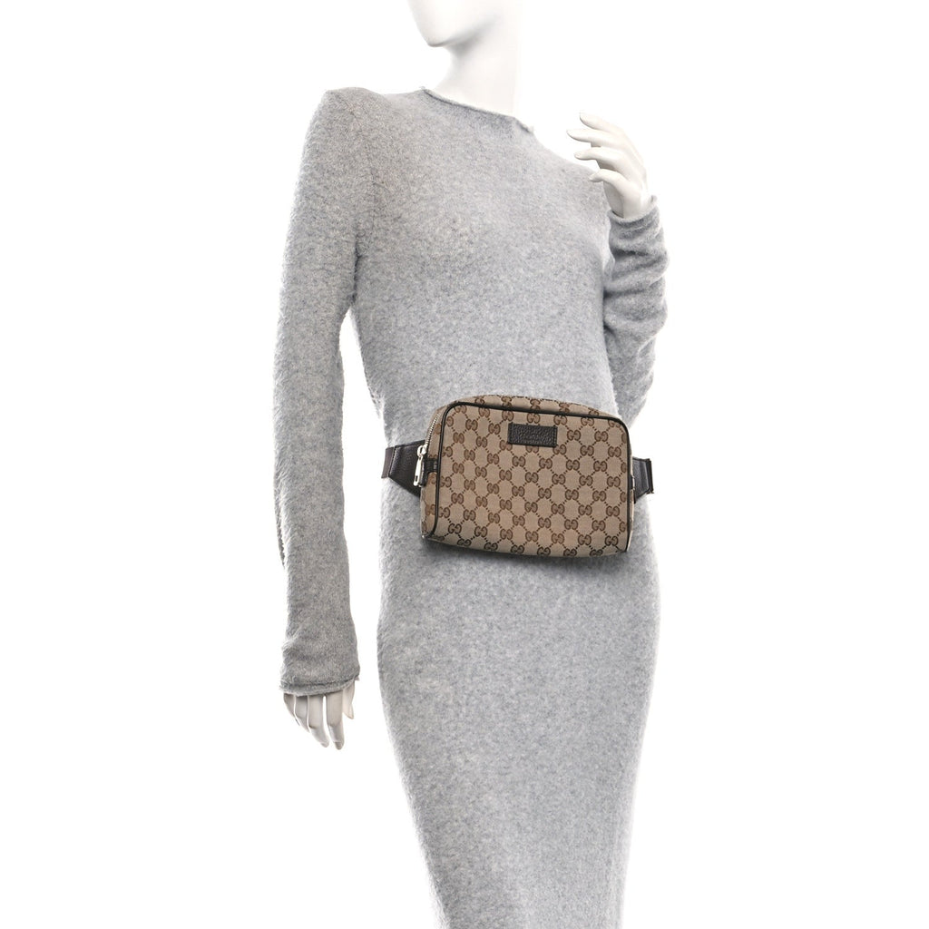 Monogram Belt Bag Dark Brown