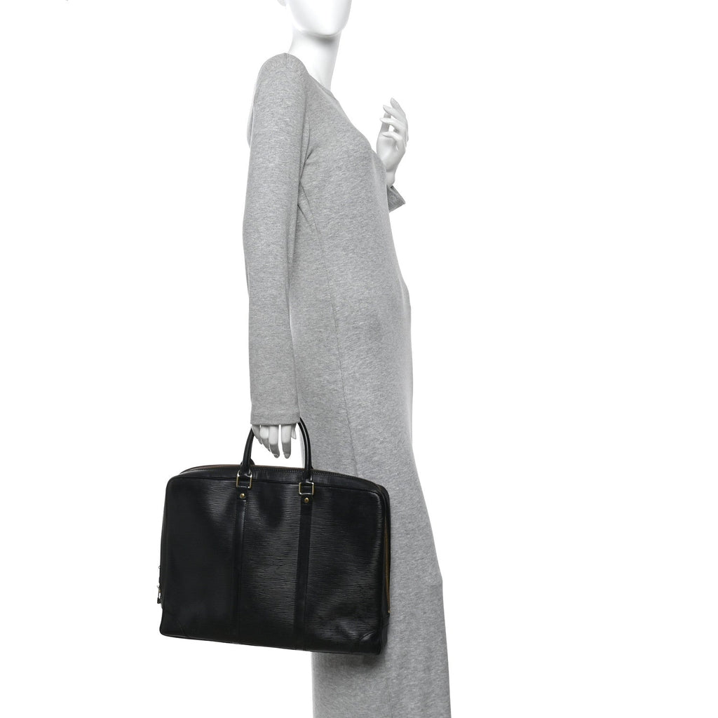 Epi Porte-Documents Voyage Briefcase Black