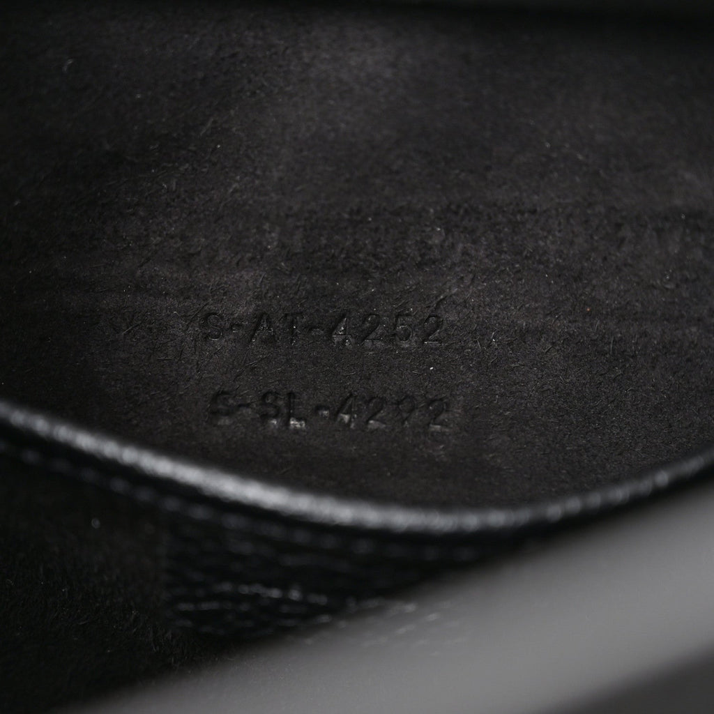 Drummed Calfskin Nano Luggage Black