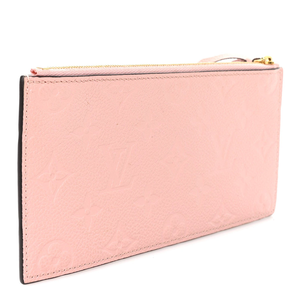 Empreinte Felicie Chain Wallet Zippered Insert Rose Poudre