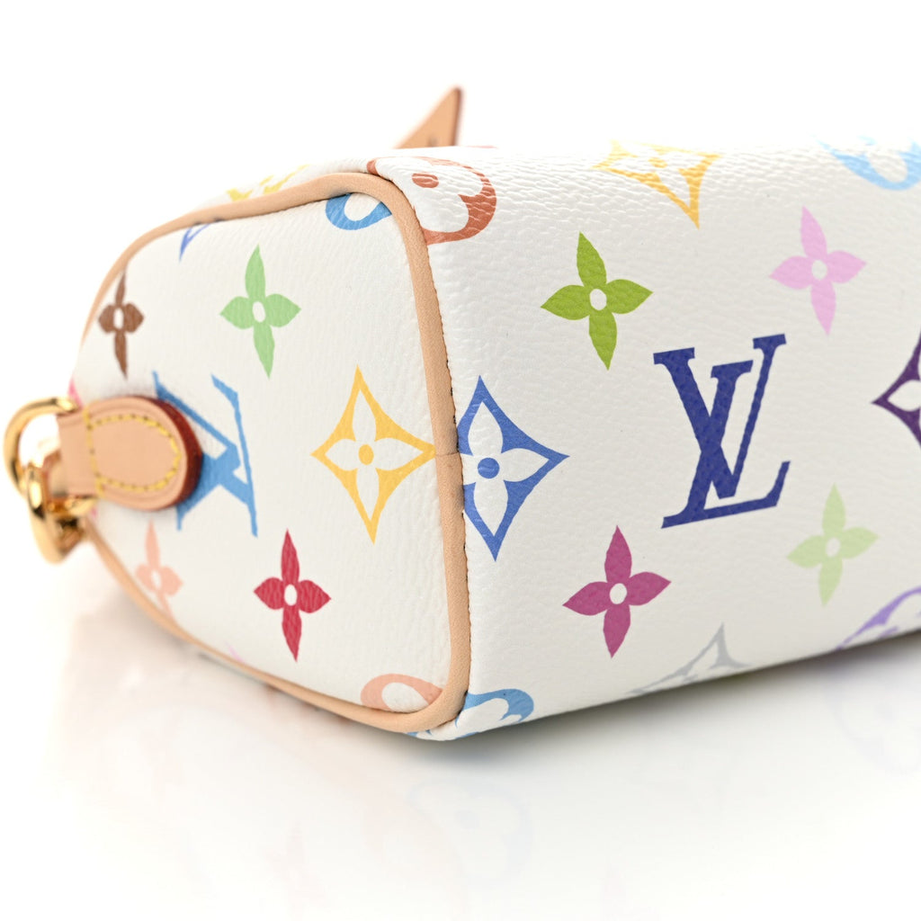 LV X TM Monogram Multicolor Nano Speedy White