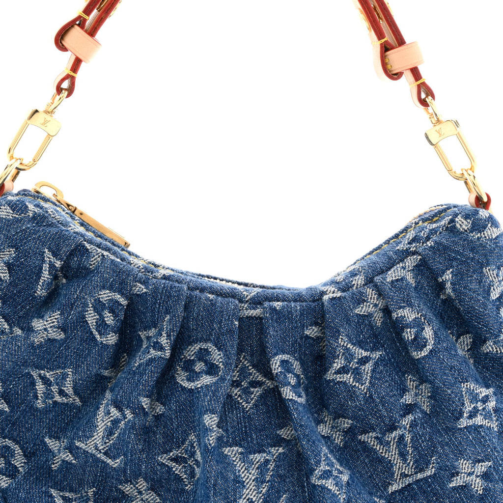 Monogram Denim Pochette Valley Blue