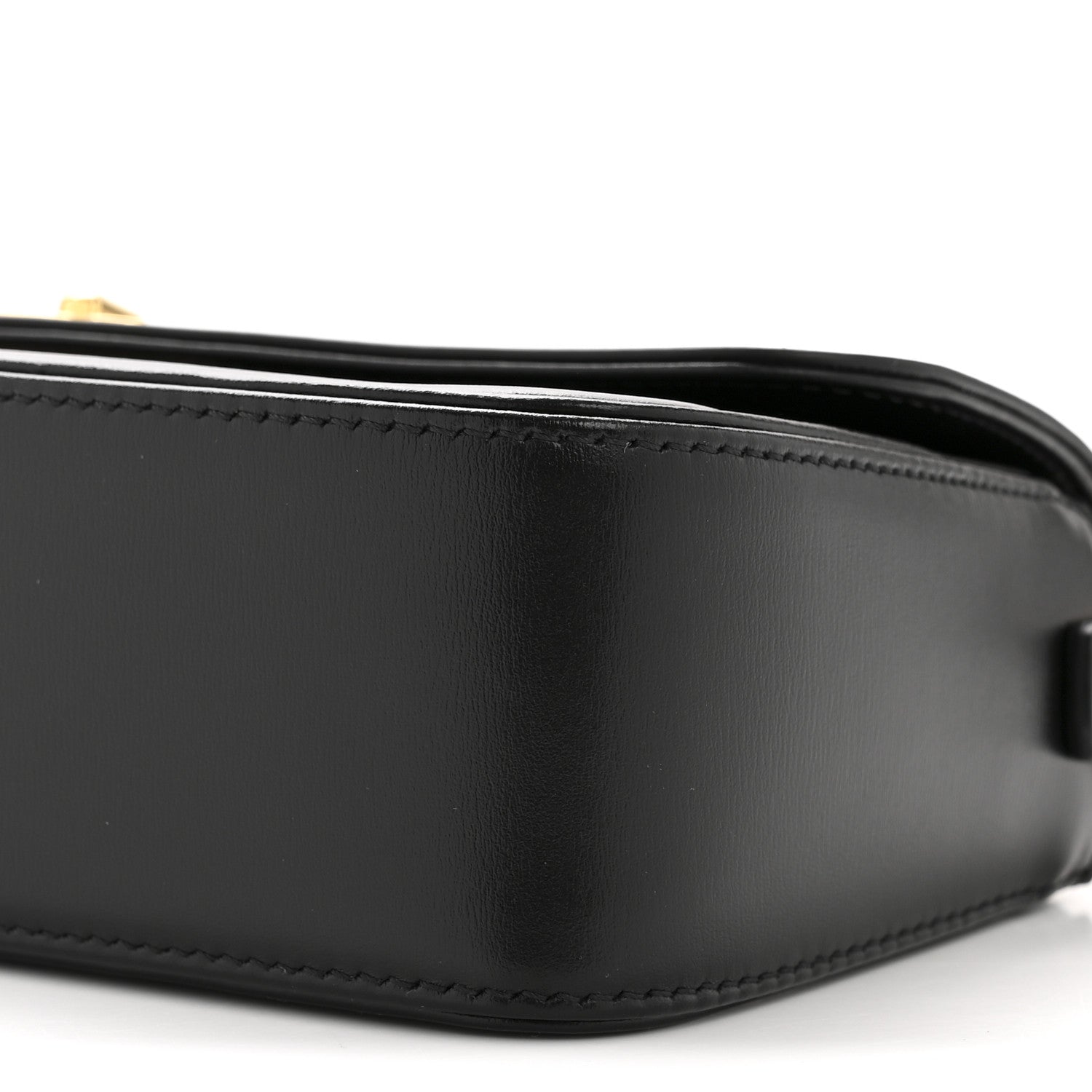 Box Calfskin 30 Montaigne Avenue Pouch Black