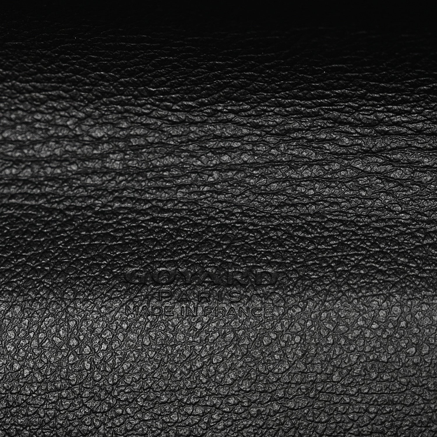 Goyardine Calfskin Chypre Wallet Pouch Black