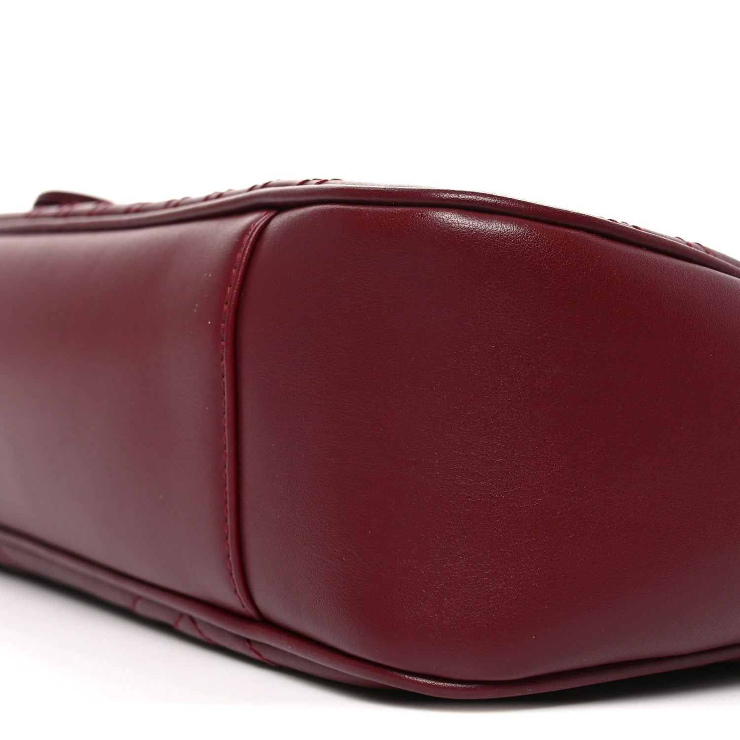 Calfskin Matelasse Large Horizontal GG Marmont Shoulder Bag Black