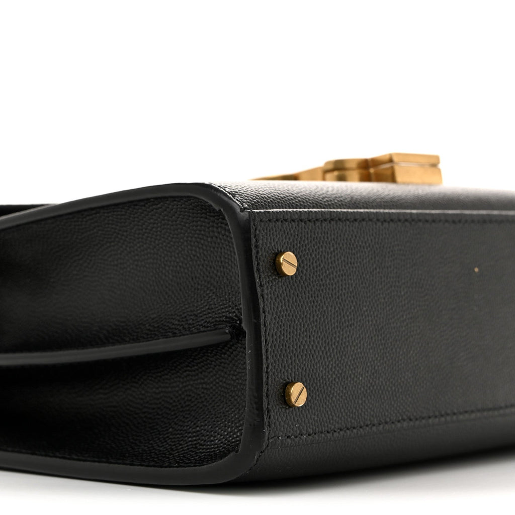 Grain de Poudre Mini Classic Monogram Cassandra Top Handle Black