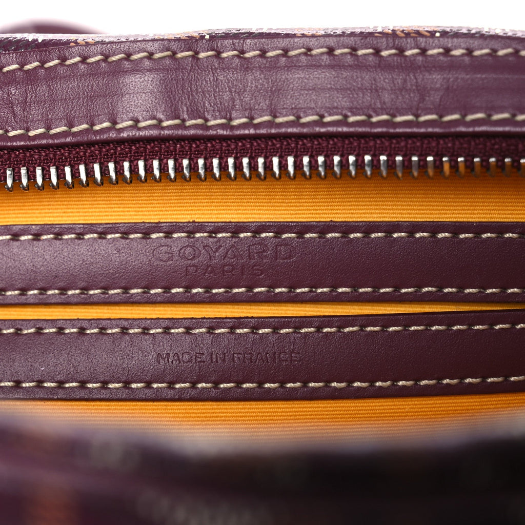 Goyardine Sac Cap Vert Burgundy