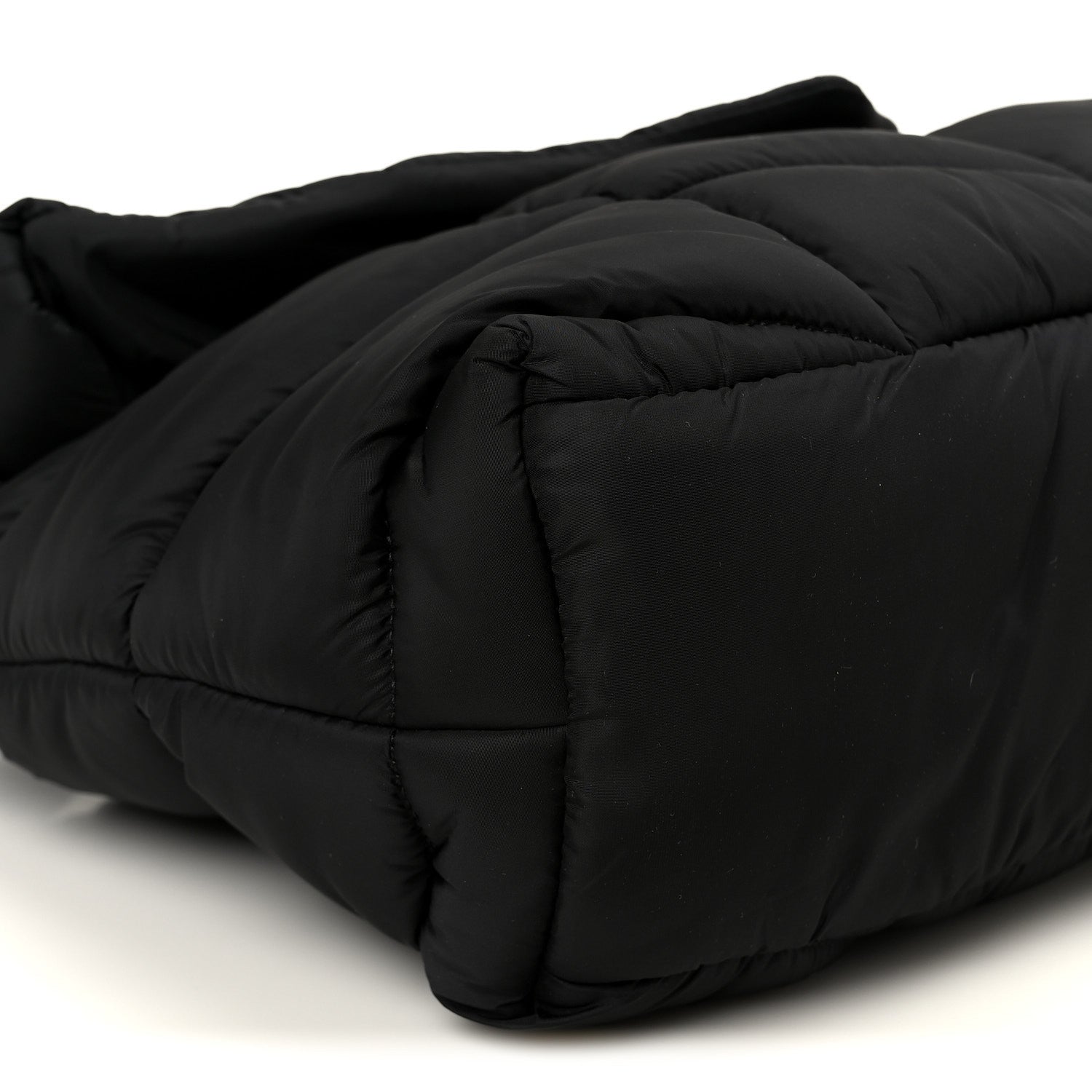 Econyl Nylon Lou Puffer Messenger Black