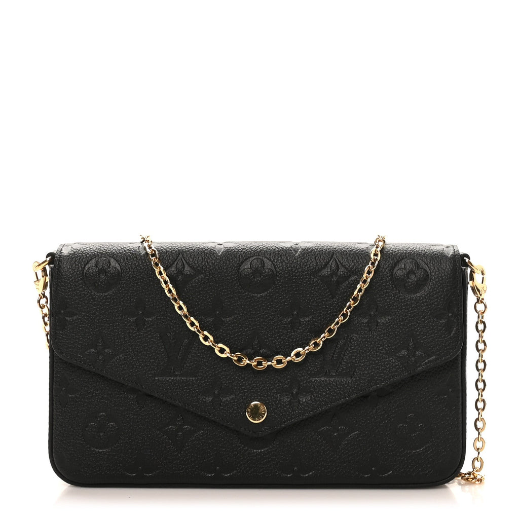 Empreinte Pochette Felicie Chain Wallet Black
