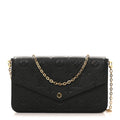 Empreinte Pochette Felicie Chain Wallet Black