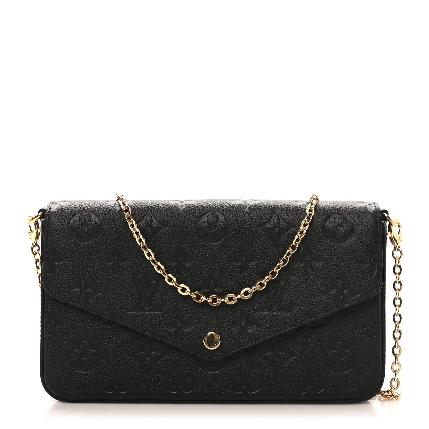 Empreinte Pochette Felicie Chain Wallet Black