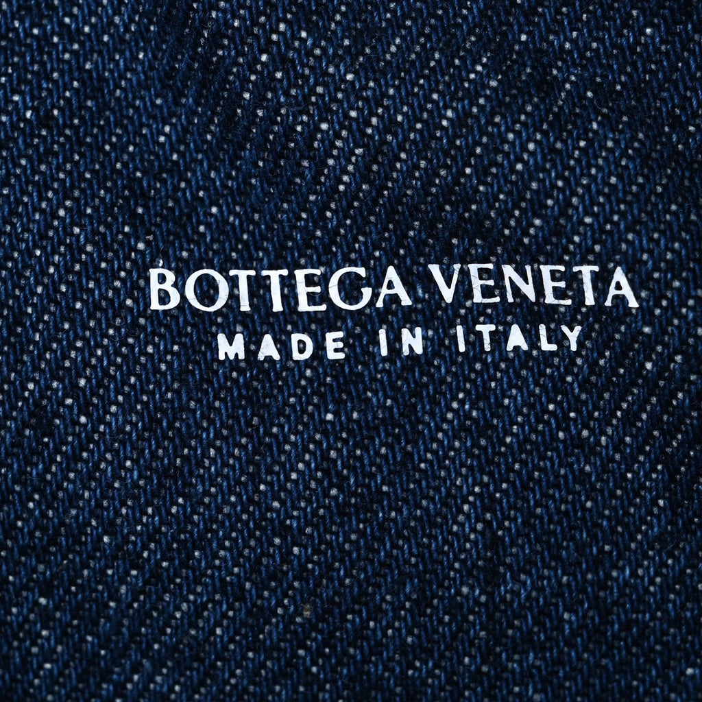 Nappa Denim Intrecciato Mini Wallace Abyss Indigo