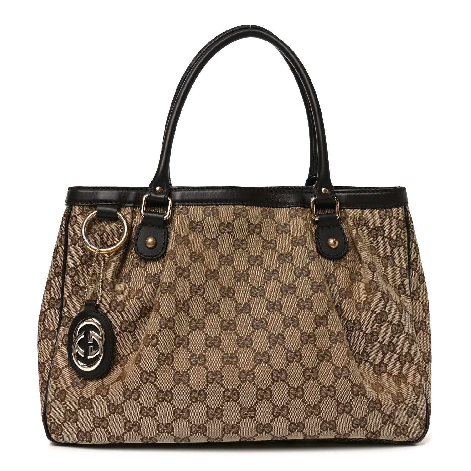 Monogram Medium Sukey Tote Dark Brown
