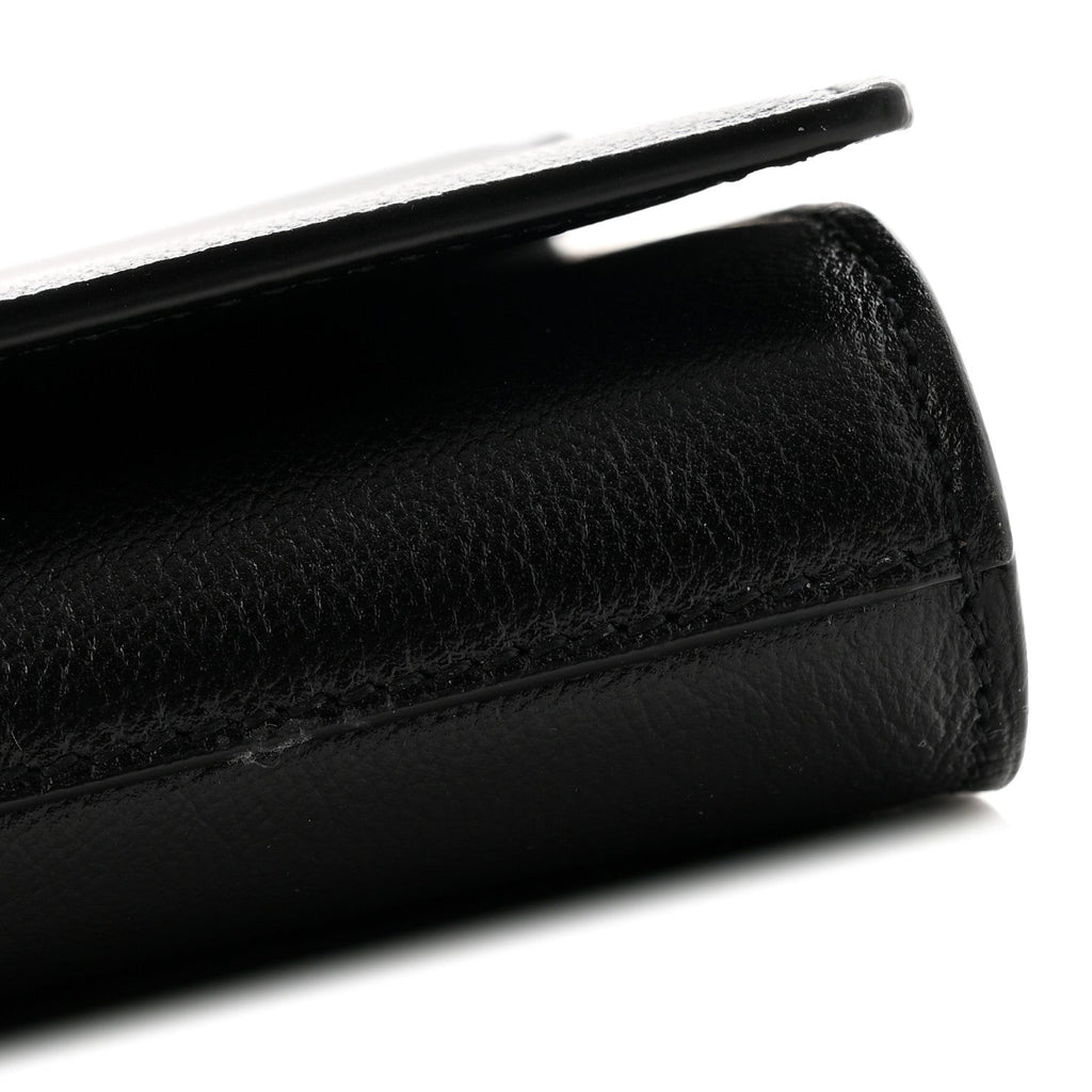 Calfskin Monogram Large Belle De Jour Clutch Black