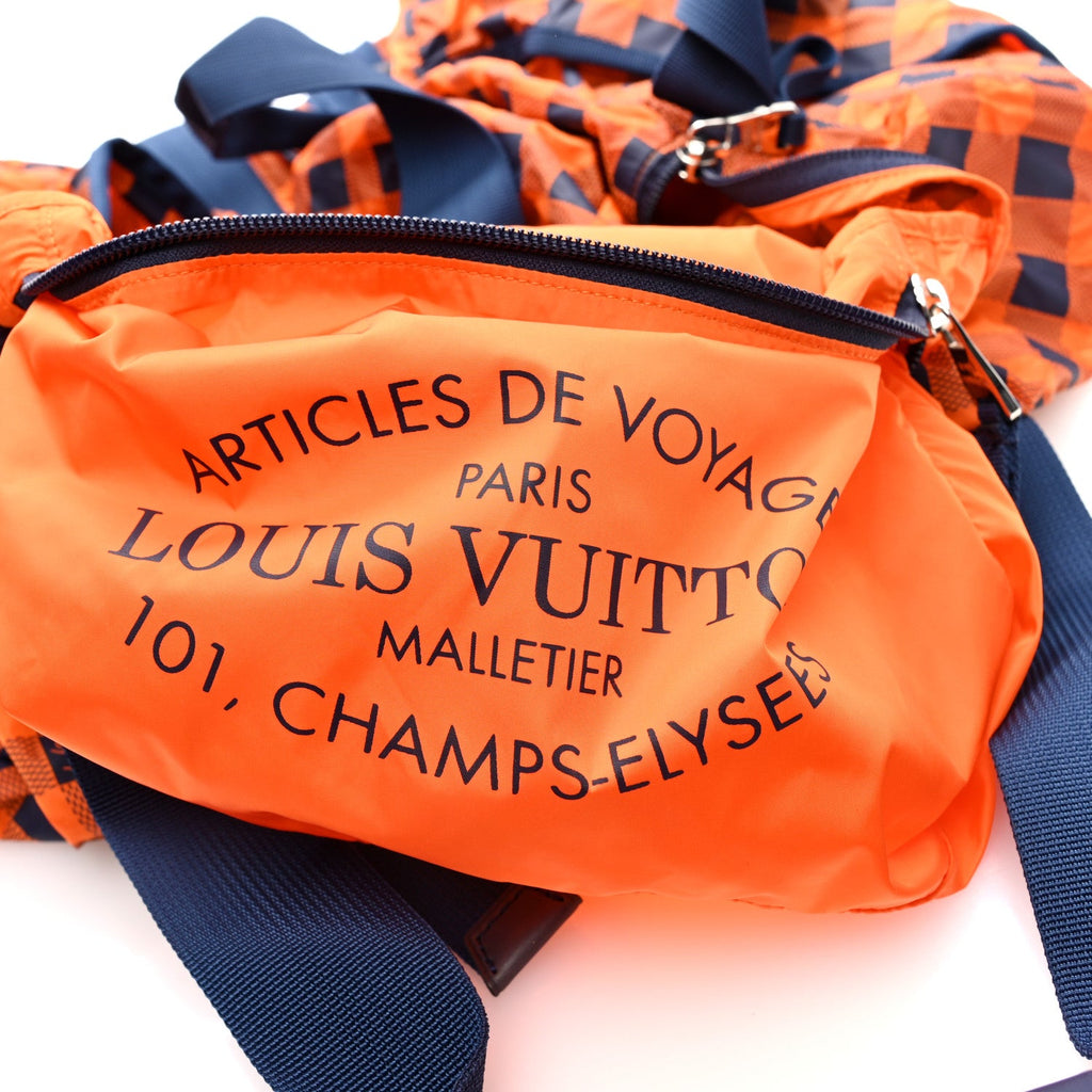 Nylon Damier Masai Adventure Practical Orange