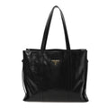 Soft Lux Large Shopping Tote Black