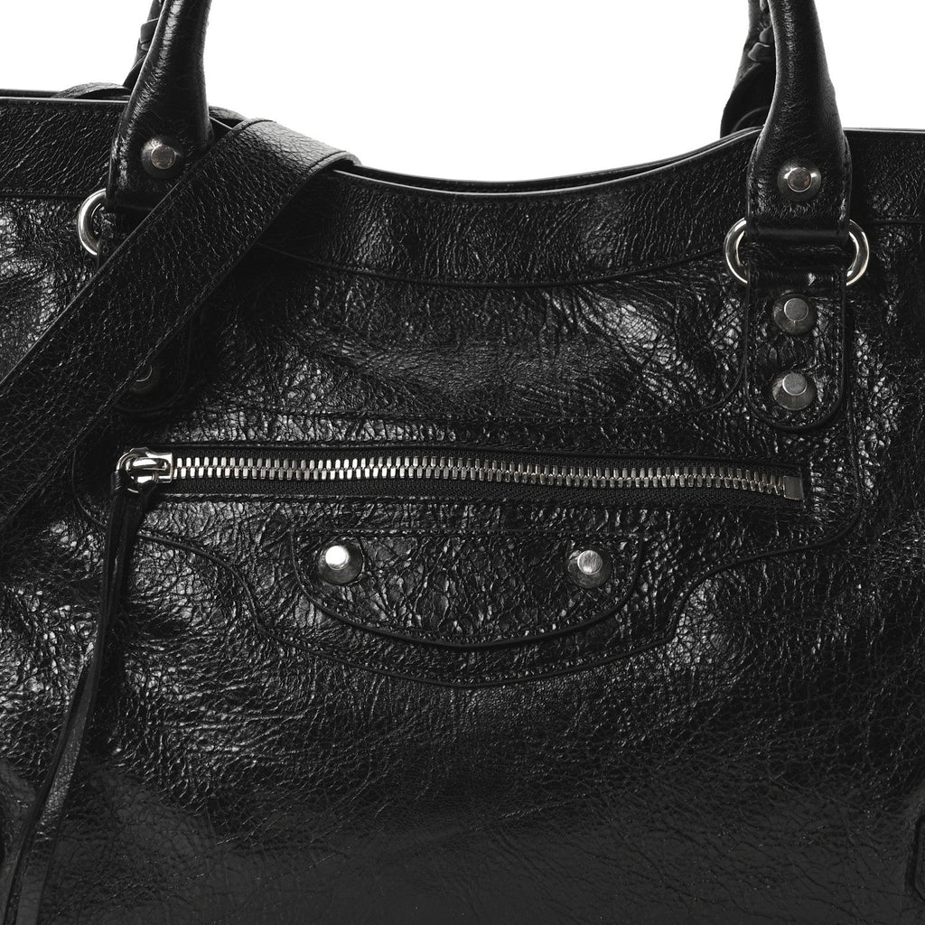 Agneau Arena Silver Hardware Medium Le City Black