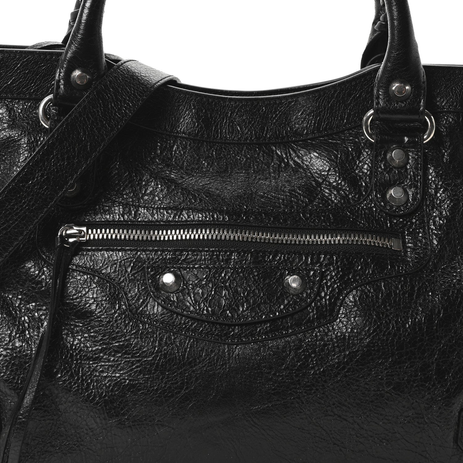 Agneau Arena Silver Hardware Medium Le City Black