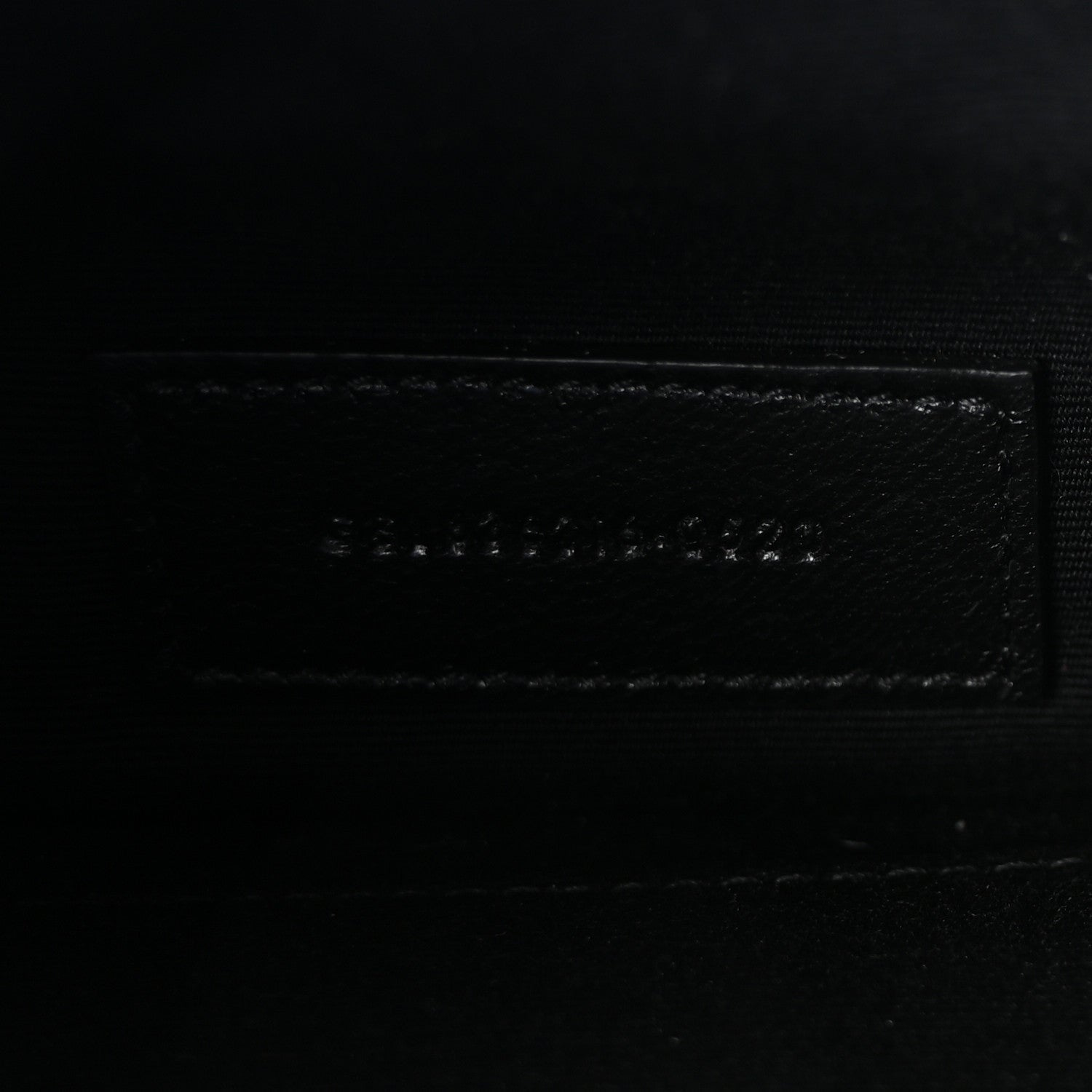 Smooth Calfskin Monogram Zip Bill Pouch Black